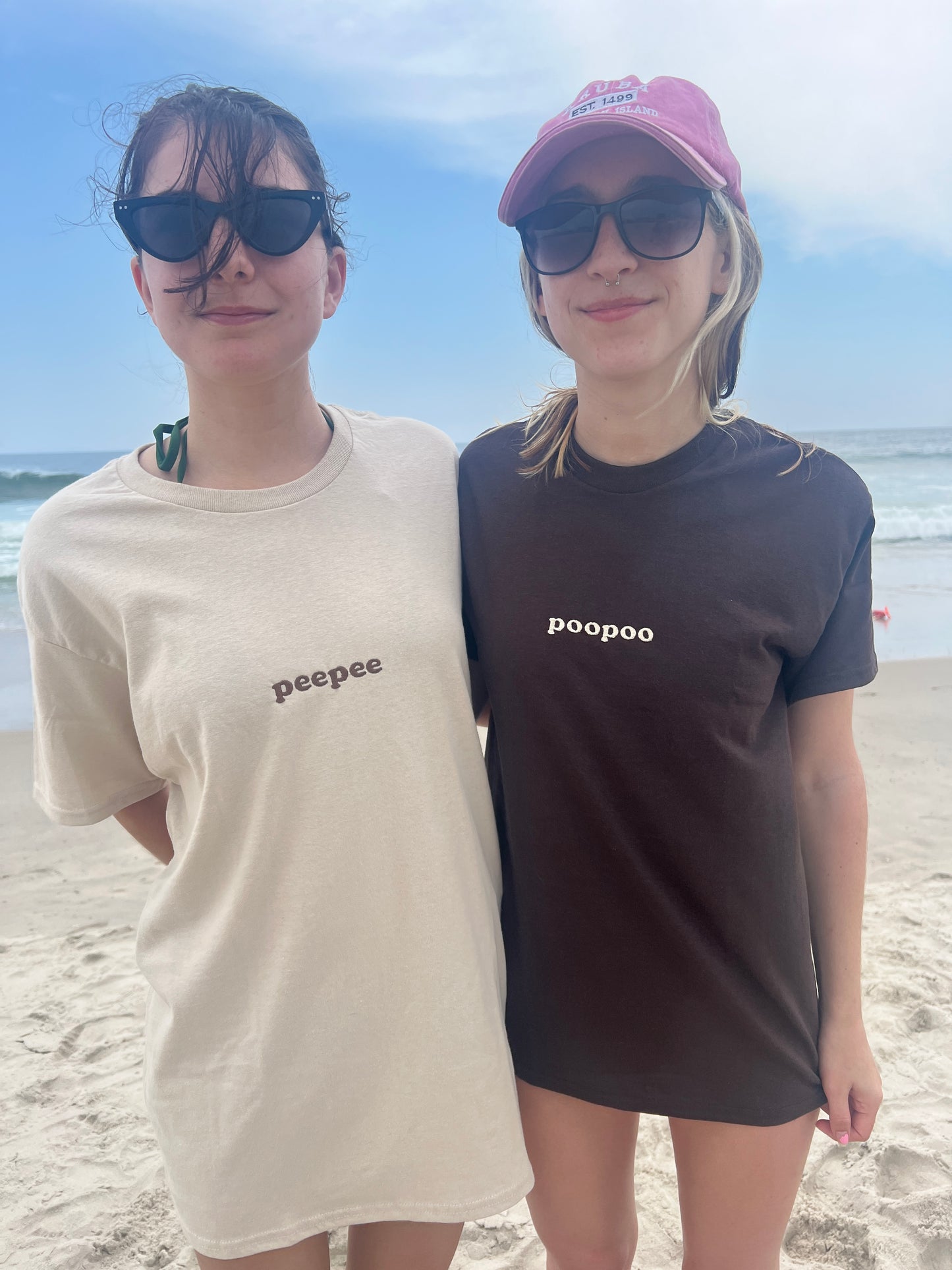 a couple of people standing next to each other