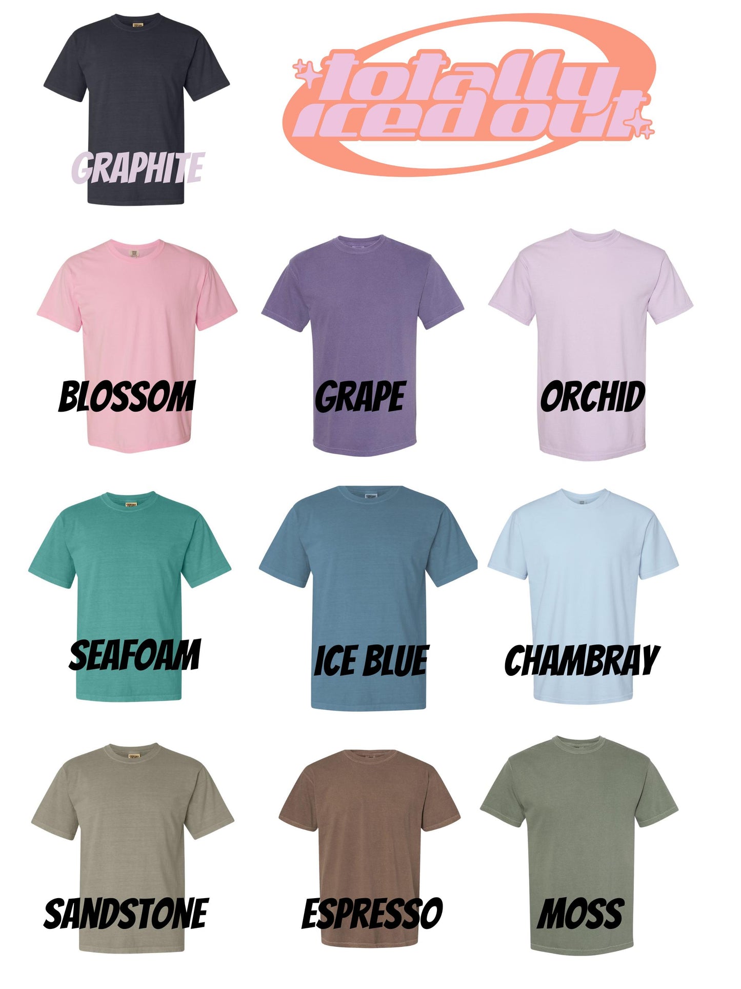 I'm With The Banned Embroidered Unisex Comfort Colors Tee
