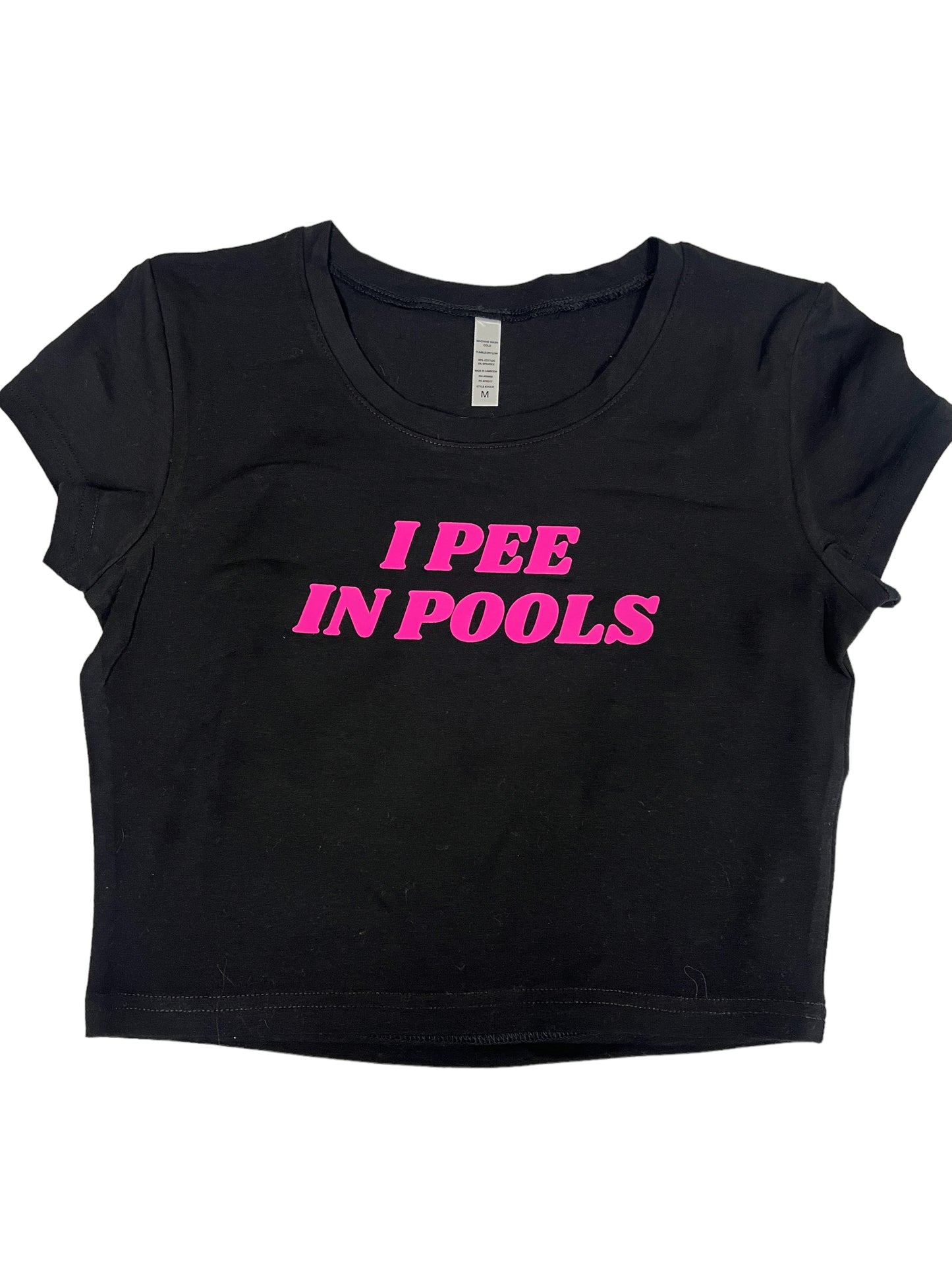 I Pee in Pools Baby Tee