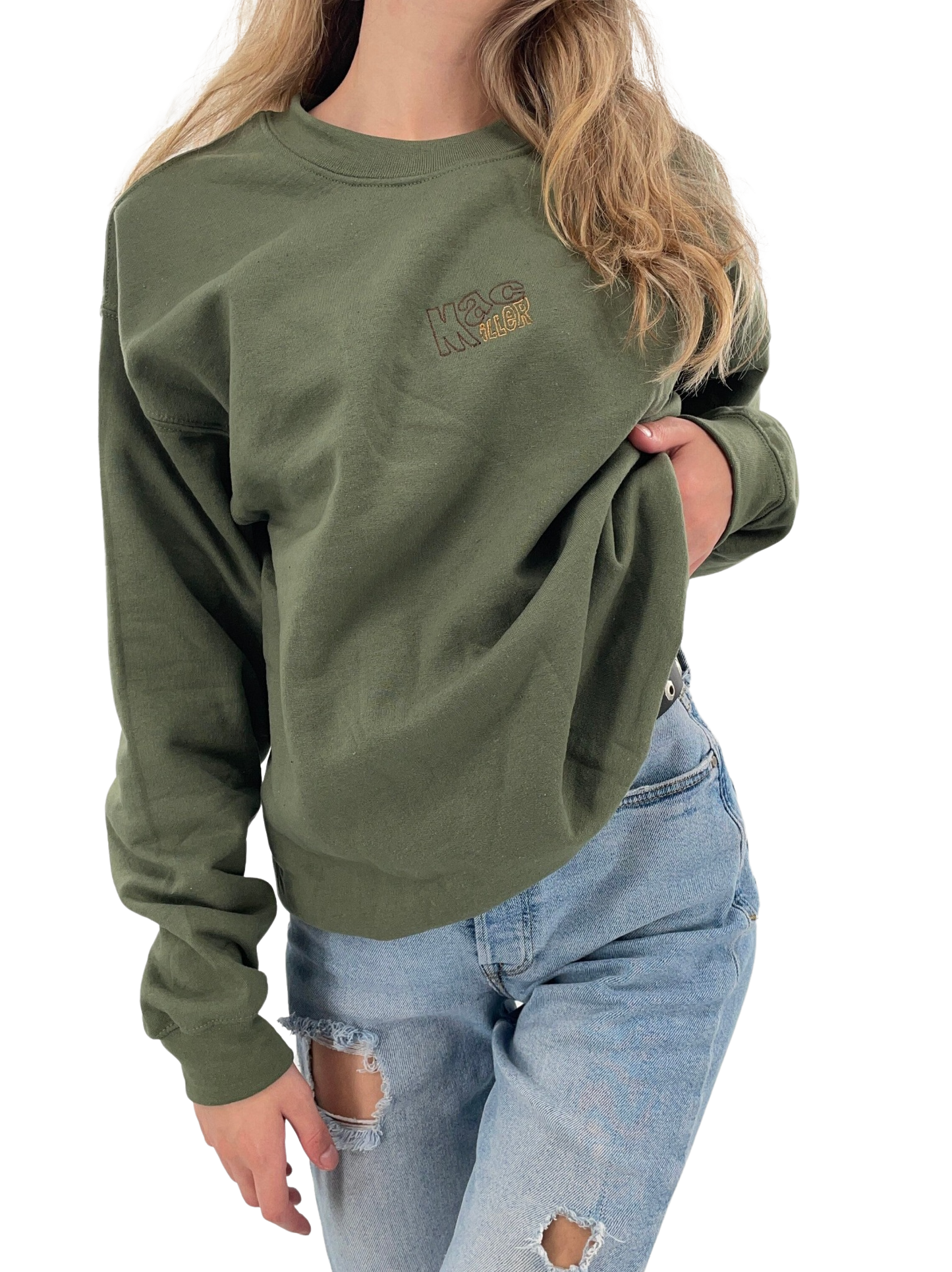 Mac Embroidered Crewneck