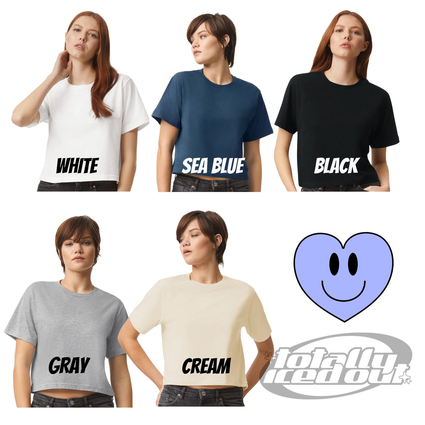 Future Dead Person Embroidered Cropped Tee