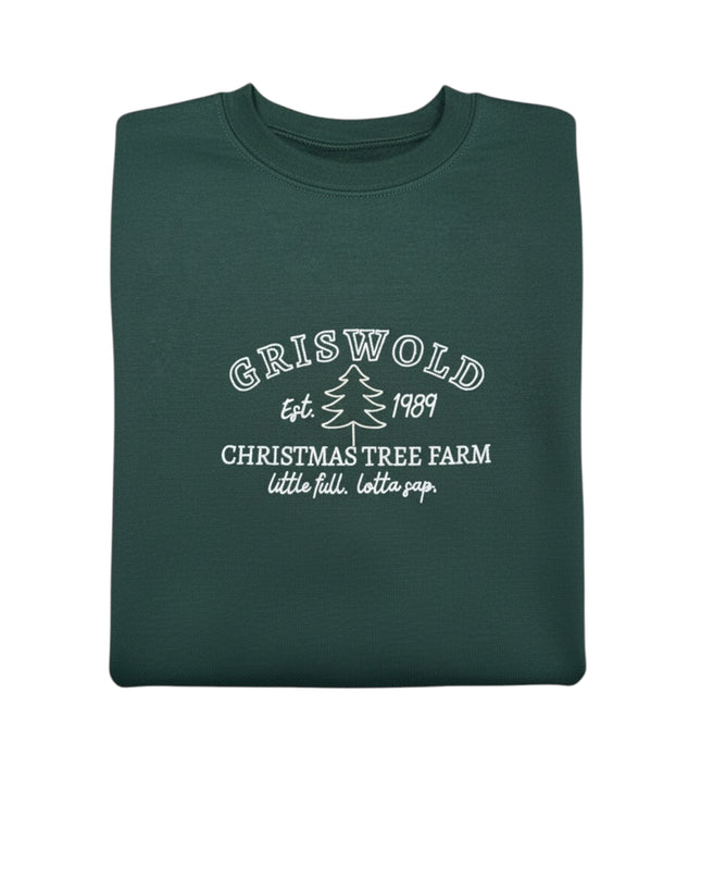 A dark green t-shirt with white text and graphics printed on it.
