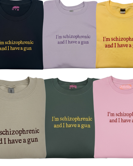 six t-shirts with different messages printed on them.