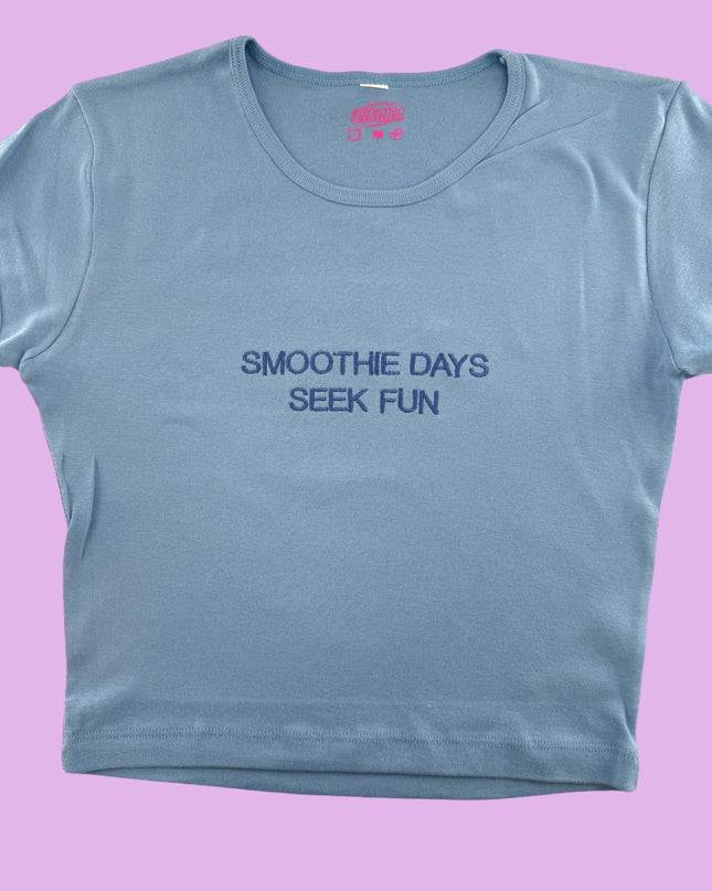 Premium Custom Embroidered Baby Rib Crop Top, Personalized Crop Top, Custom Designed Crop Top