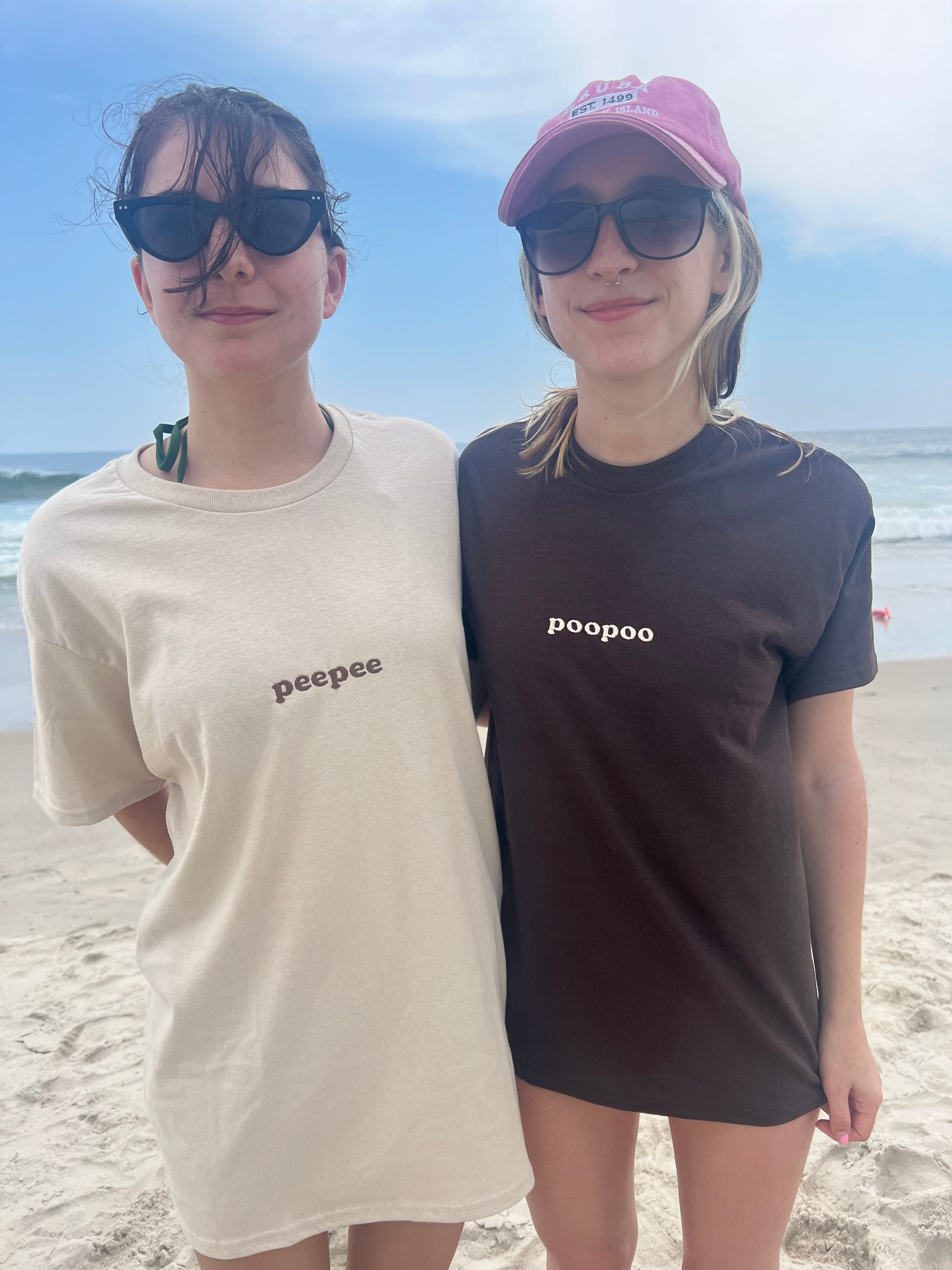 a couple of people standing next to each other