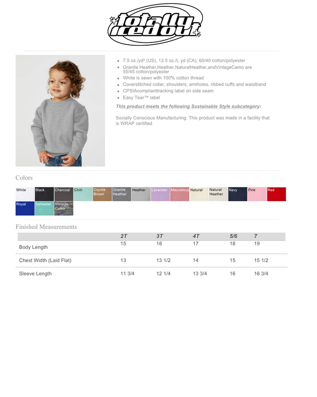 A young child wearing a grey sweater with a black collar and a black and red colorway.