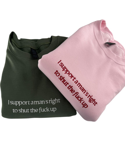 two t - shirts with words printed on them