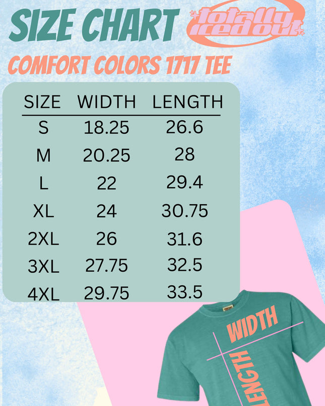 the size chart for a t - shirt with a picture of a woman&#39;s