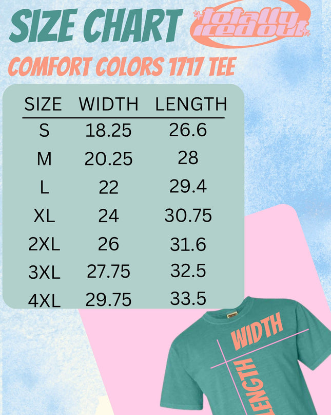 the size chart for a t - shirt with a picture of a woman&#39;s