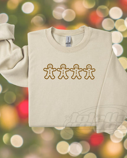 a sweater with a picture of a group of people on it
