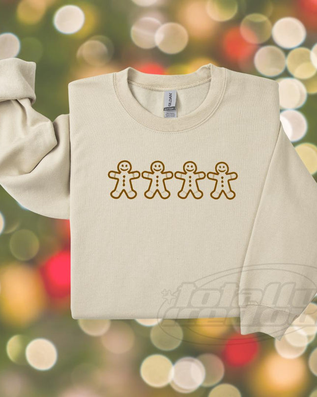 a sweater with a picture of a group of people on it