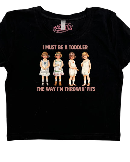 a black t - shirt with three little girls on it