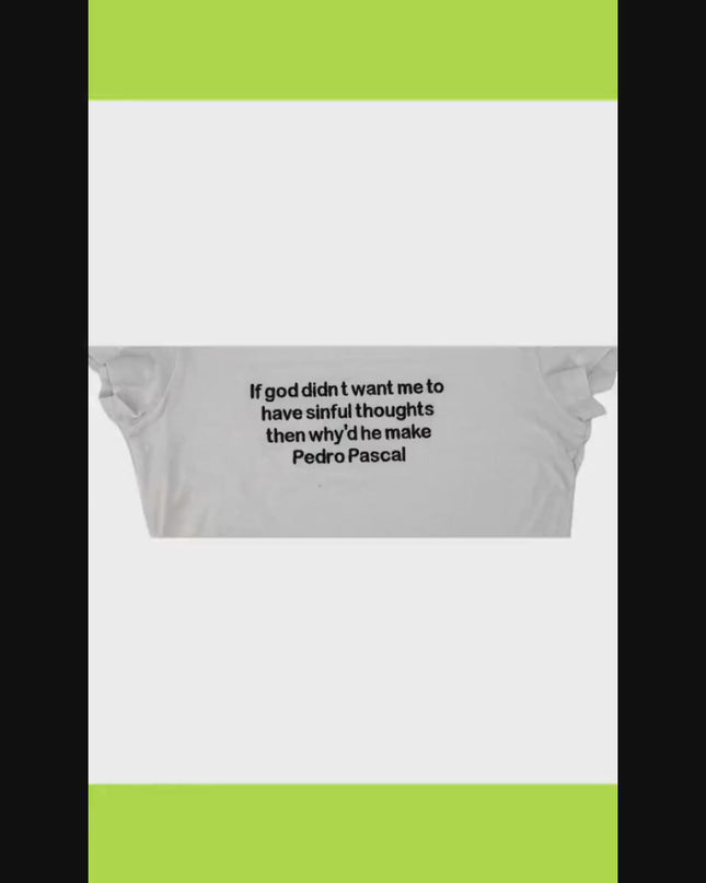 Custom Embroidered Crop Top, Personalized Crop Top, Custom Design Crop Top