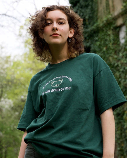 If I Don't Turn It Into a Joke It Will Destroy Me Unisex Embroidered T-Shirt or Crewneck Sweatshirt