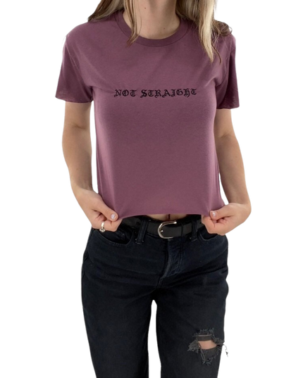 Not Straight Crop Top