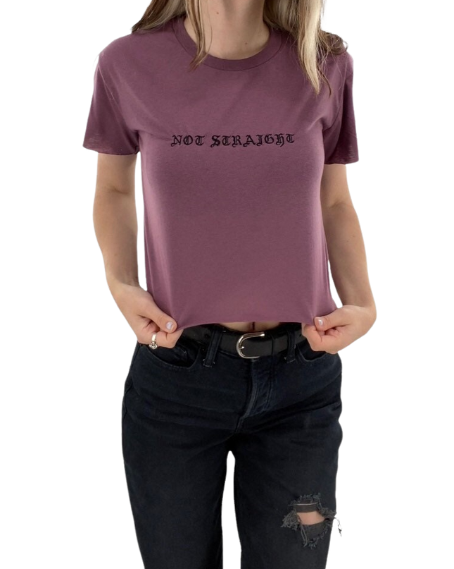 Not Straight Crop Top