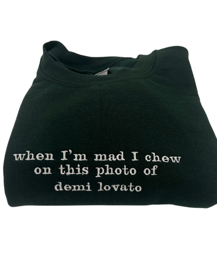 When I'm Mad I Chew On This Photo Of Demi Lovato