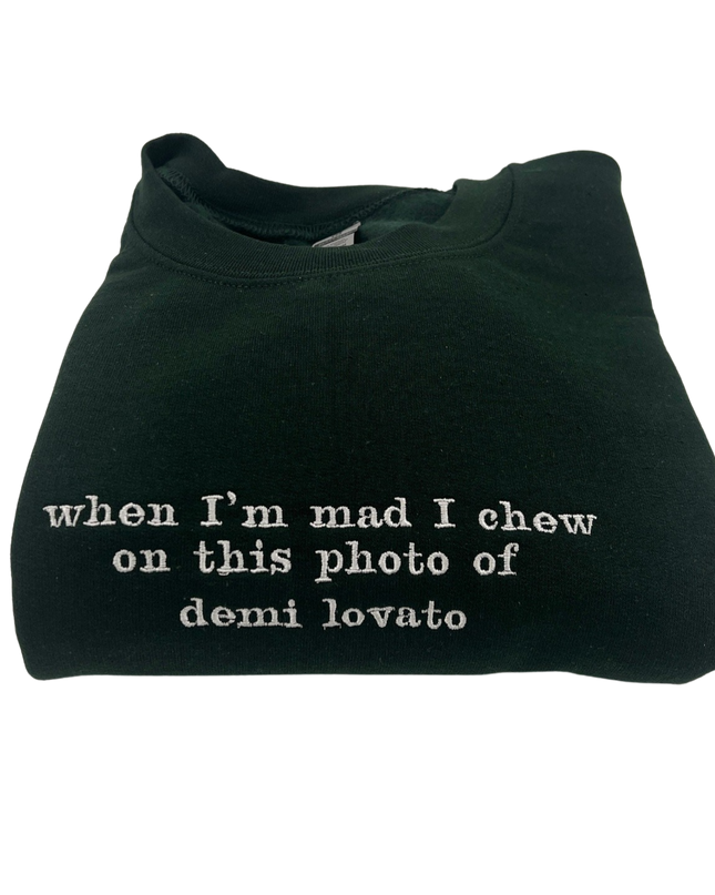When I'm Mad I Chew On This Photo Of Demi Lovato