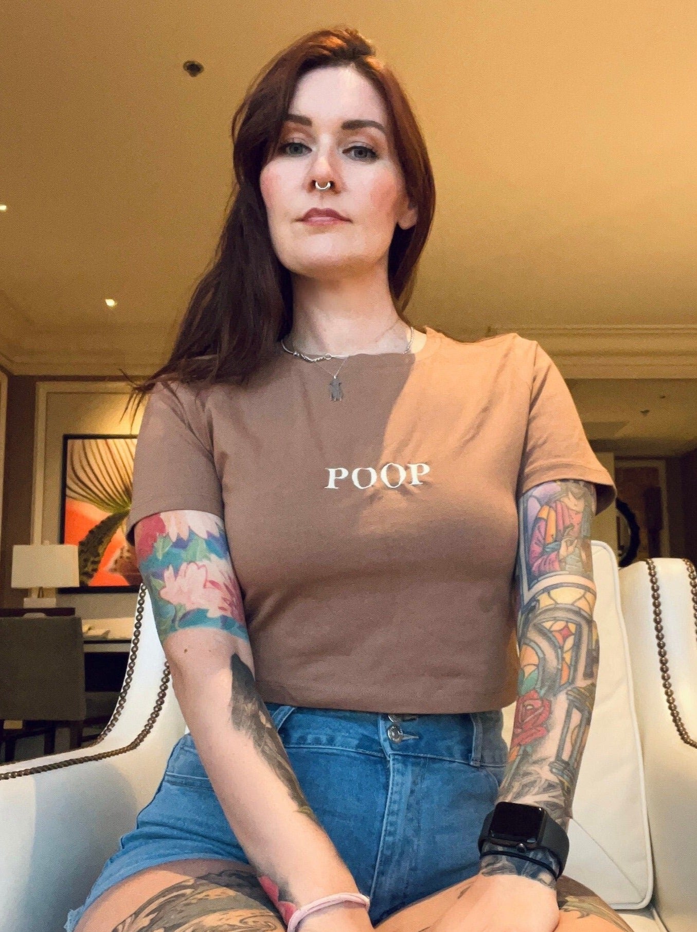 Poop Crop Top