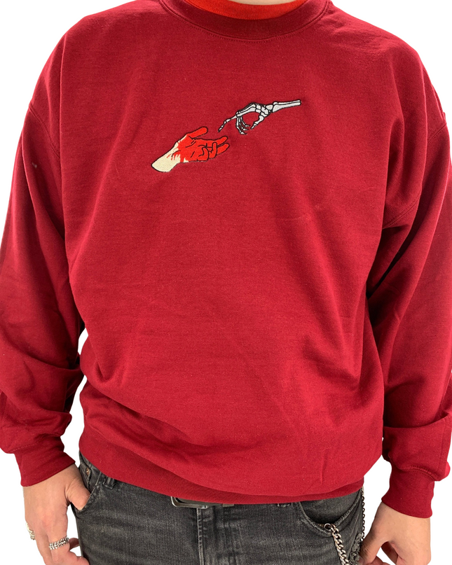 Emo Creation Embroidered Crewneck