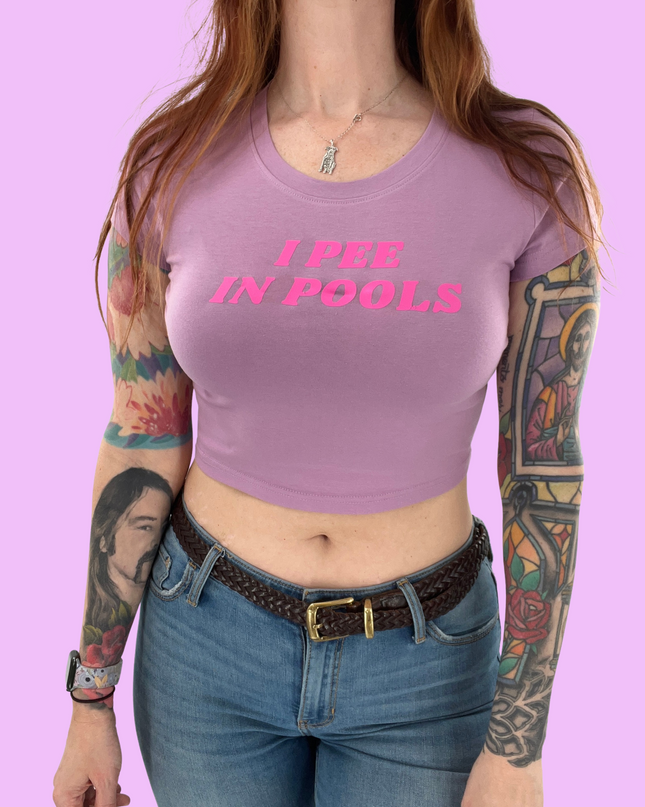 I Pee in Pools Baby Tee