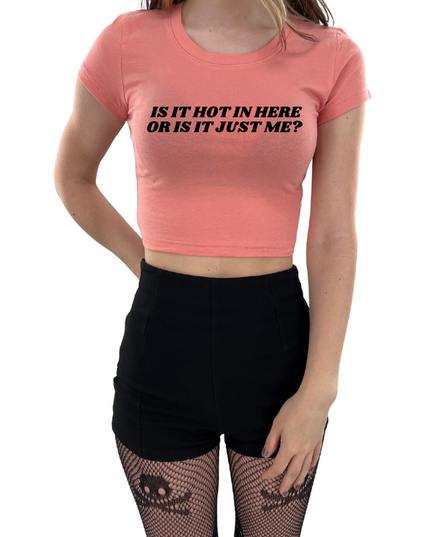 Is It Hot In Here Or Is It Just Me? Baby Tee