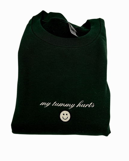 My Tummy Hurts Embroidered Unisex T-Shirt or Crewneck
