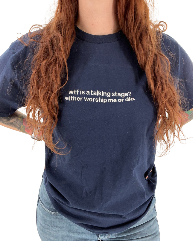 Worship Me Embroidered Unisex Shirt