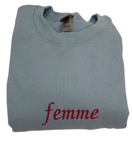 Femme Embroidered Sweatshirt
