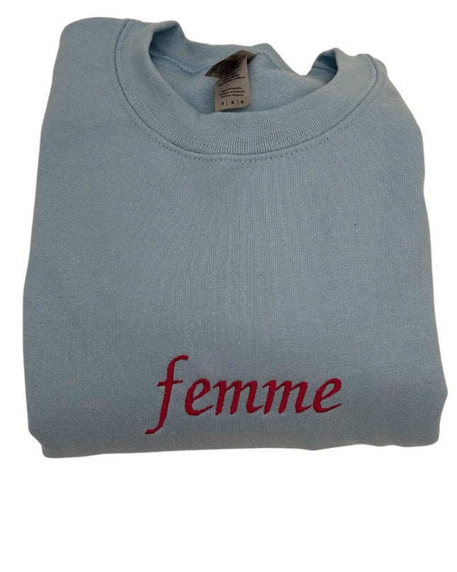 Femme Embroidered Sweatshirt