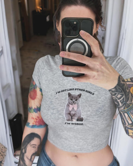 a woman taking a selfie with her phone