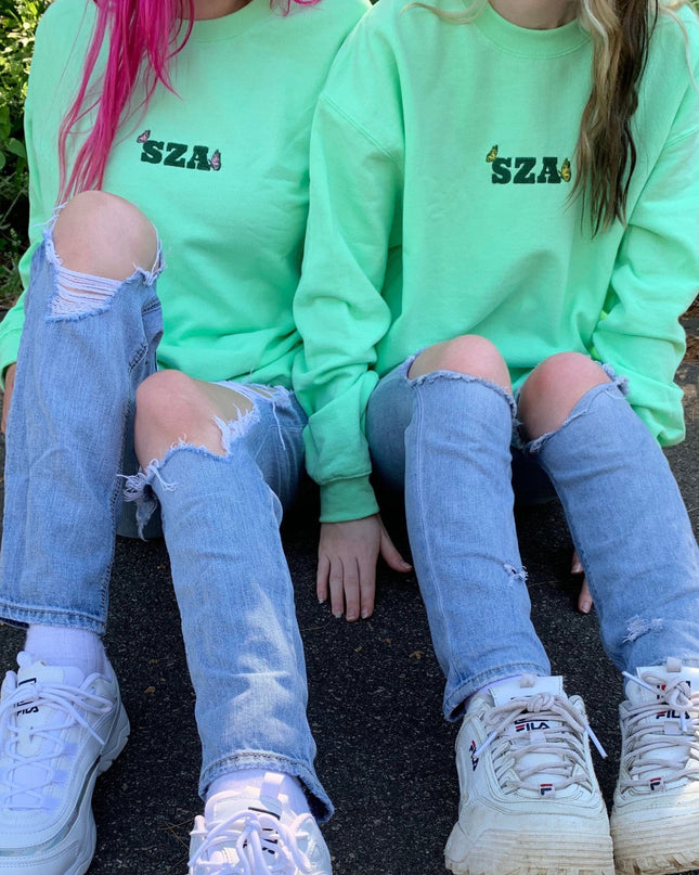 SZA Butterfly Crewneck