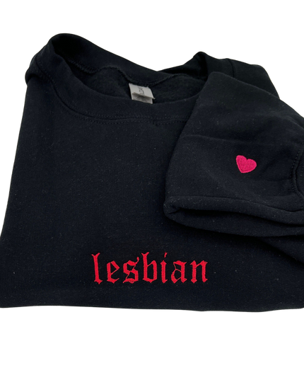 Lesbian Embroidered Sweatshirt