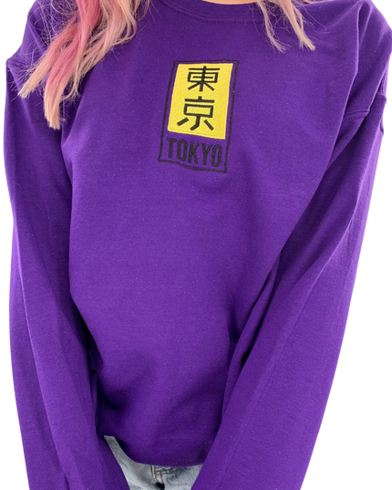 Tokyo Kanji Embroidered Crewneck