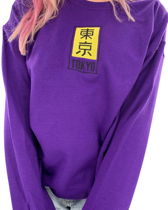 Tokyo Kanji Embroidered Crewneck