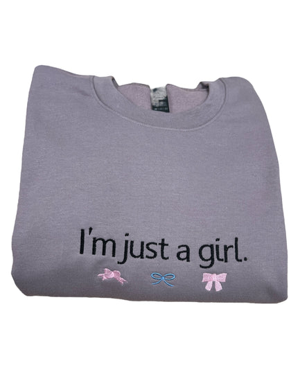 a t - shirt that says i'm just a girl