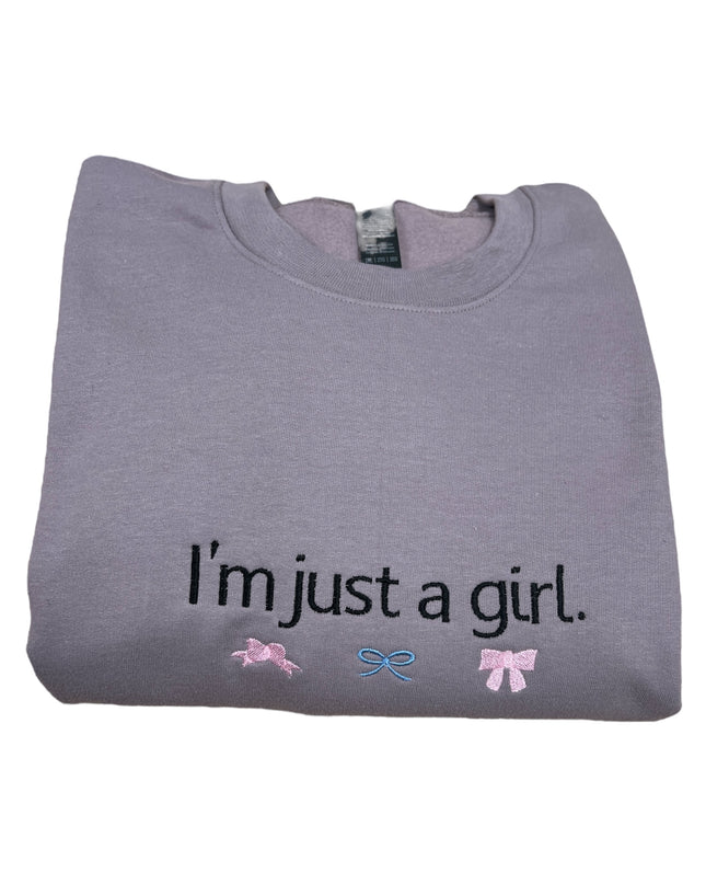 a t - shirt that says i'm just a girl
