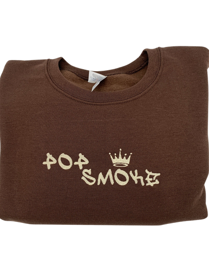 Pop Smoke Embroidered Crewneck
