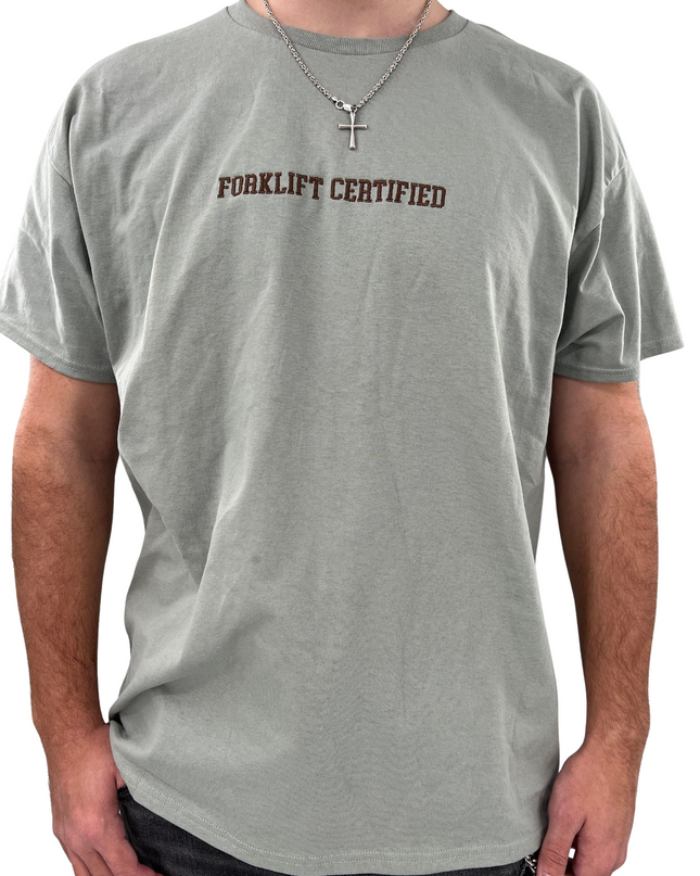 Forklift Certified Embroidered Shirt