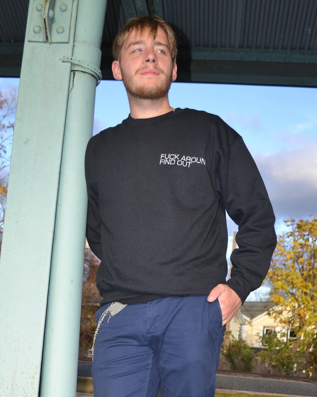 F*ck Around Find Out Embroidered Crewneck