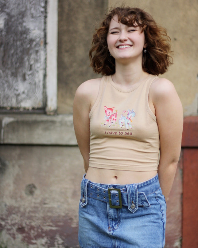 I Have To Pee Crop Top