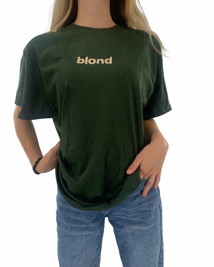 Blond Embroidered Tee
