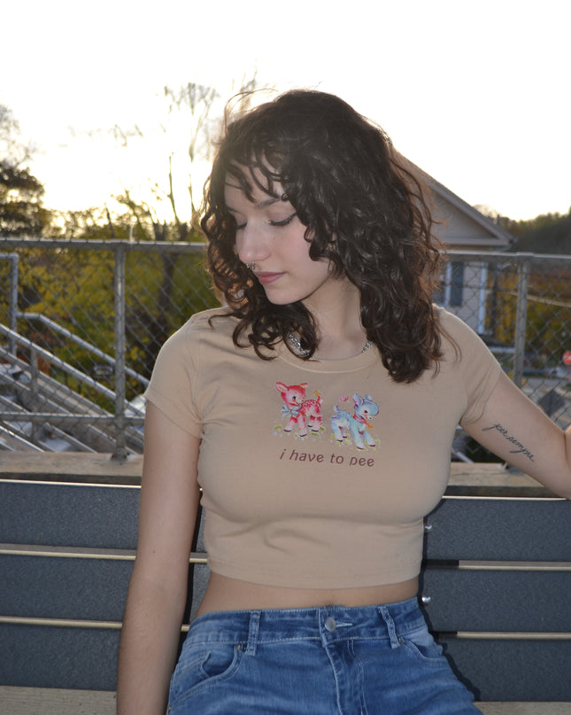 I Have To Pee Crop Top