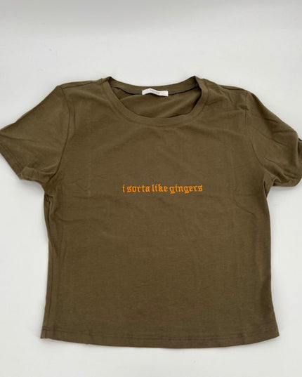 I Sorta Like Gingers Crop Top