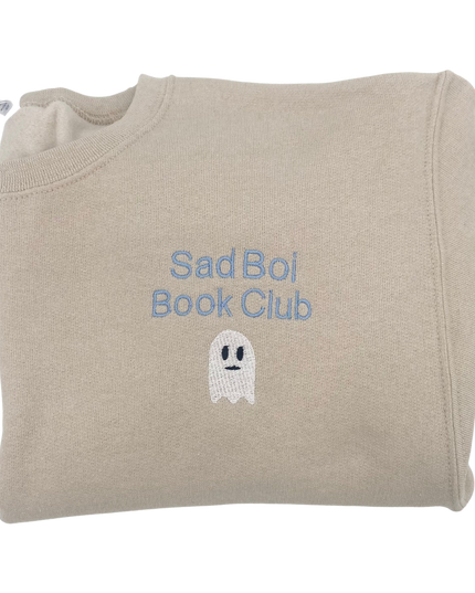 Sad Boi Book Club Crewneck Sweatshirt or Tee