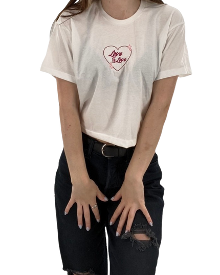 Love is Love Crop Top