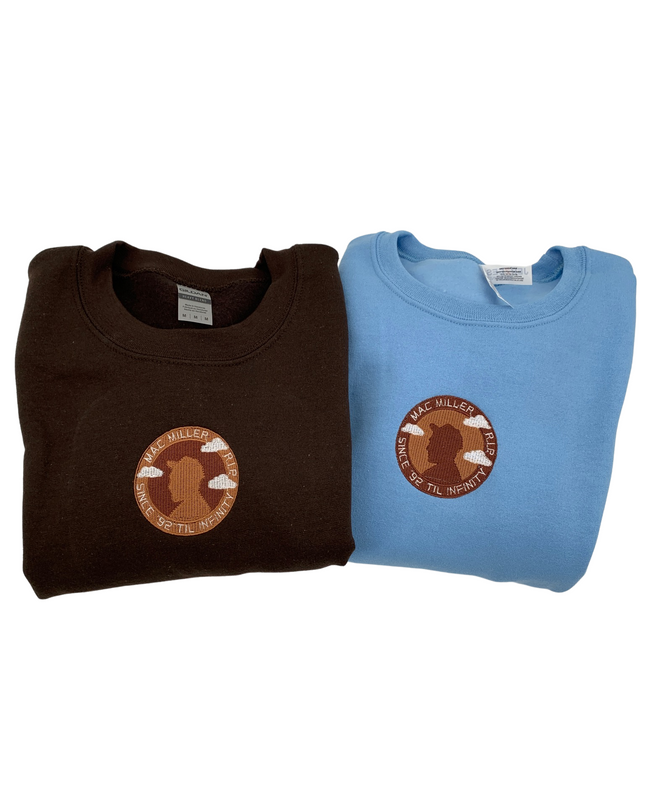 Mac Embroidered Crewneck