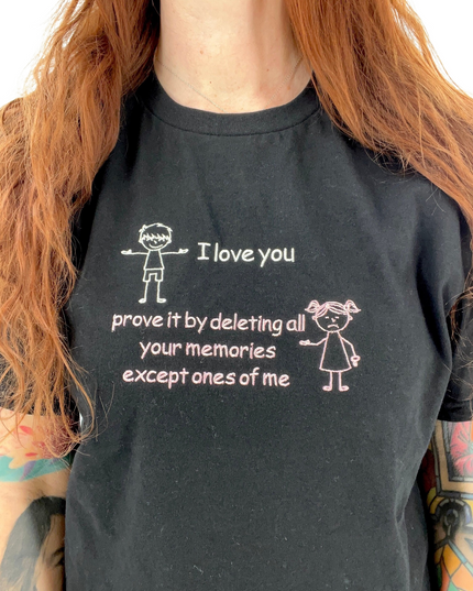 How To Prove Your Love Embroidered Cropped Tee