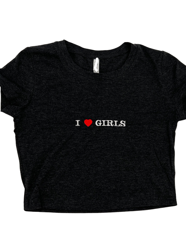 I Love Girls Crop Top or Tank Top
