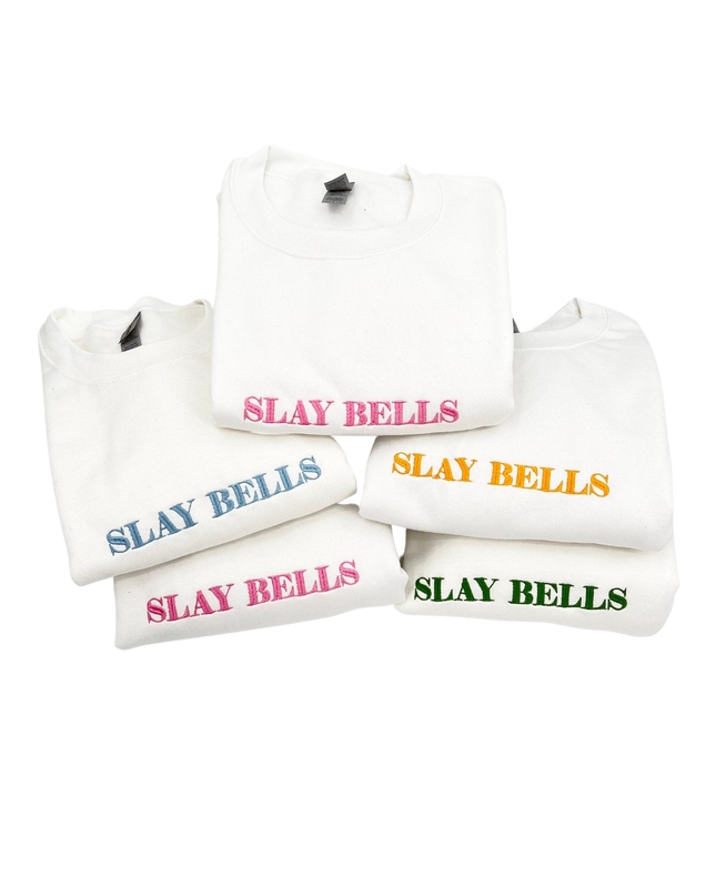 Slay Bells Embroidered Crewneck